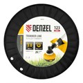 Леска для триммера двухкомпонентная круглая, 3,0мм х 123м, на DIN катушке EXTRA CORD Denzel 32382