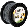 Леска для триммера двухкомпонентная круглая, 4,0мм х 69м, на DIN катушке EXTRA CORD Denzel 32383