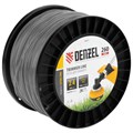 Леска для триммера двухкомпонентная звезда, 2,4мм х 260м, на DIN катушке EXTRA CORD Denzel 32385