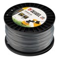 Леска для триммера двухкомпонентная звезда, 2,4мм х 260м, на DIN катушке EXTRA CORD Denzel 32385