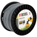 Леска для триммера двухкомпонентная звезда, 4,0мм х 93м, на DIN катушке EXTRA CORD Denzel 32387