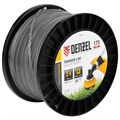Леска для триммера двухкомпонентная квадрат, 2,4мм х 175м, на DIN катушке EXTRA CORD Denzel 32388