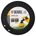 Леска для триммера двухкомпонентная квадрат, 2,4мм х 175м, на DIN катушке EXTRA CORD Denzel 32388
