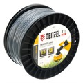 Леска для триммера двухкомпонентная квадрат, 3,0мм х 111м, на DIN катушке EXTRA CORD Denzel 32390