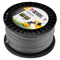 Леска для триммера двухкомпонентная квадрат, 4,0мм х 62м, на DIN катушке EXTRA CORD Denzel 32391