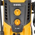 Моечная машина высокого давления R-180, 2200 Вт, 180 бар, 380 л/ч, колесная Denzel 32560