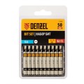 Бита SL6,0х50, сталь S2, шестигранный профиль, 10 шт. Е 6,3 Denzel 32801