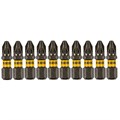 Бита PZ2х25, сталь S2, шестигранный профиль, 10 шт. Е 6,3 Denzel 32803