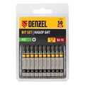 Бита PZ3х50, сталь S2, шестигранный профиль, 10 шт. Е 6,3 Denzel 32805