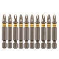 Бита PH2х50, сталь S2, шестигранный профиль, 10 шт. Е 6,3 Denzel 32807