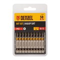 Бита PH2х50, сталь S2, шестигранный профиль, 10 шт. Е 6,3 Denzel 32807