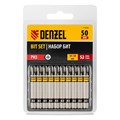 Бита PH3х50, сталь S2, шестигранный профиль, 10 шт. Е 6,3 Denzel 32808