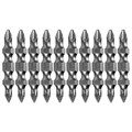 Бита двухсторонняя, PH2-PH1 х 45 мм, сталь S2, 10 шт. Denzel 32812