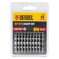 Бита двухсторонняя, PH2-PH1 х 45 мм, сталь S2, 10 шт. Denzel 32812
