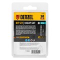Бита HEX 6х50, сталь S2, шестигранный профиль, 10 шт. Е 6,3 Denzel 32818