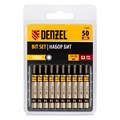 Бита TX 8х50, сталь S2, шестигранный профиль, 10 шт. Е 6,3 Denzel 32820