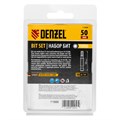 Бита TX 8х50, сталь S2, шестигранный профиль, 10 шт. Е 6,3 Denzel 32820