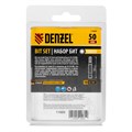 Бита TX 20х50, сталь S2, шестигранный профиль, 10 шт. Е 6,3 Denzel 32822
