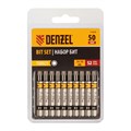 Бита TX 25х50, сталь S2, шестигранный профиль, 10 шт. Е 6,3 Denzel 32823