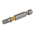 Бита TX 30х50, сталь S2, шестигранный профиль, 10 шт. Е 6,3 Denzel 32824