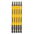 Бита PH2х127, сталь S2, цилиндр., 5шт. Е 6,3 Denzel 32829