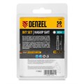 Бита HEX 4х50, сталь S2, шестигранный профиль, 10 шт. Е 6,3 Denzel 32830
