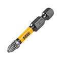 Бита IMPACT, PZ2x50 мм, лазерная обработка шлица, сталь S2, 10 шт., Е 6,3 Denzel 32837