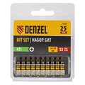 Бита PZ1х25, сталь S2, шестигранный профиль, 10 шт. Е 6,3 Denzel 32841