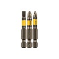 Набор бит комбинированный 3 шт., PH2, PZ2, SL5, 50 мм, сталь S2 Denzel 32845