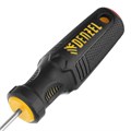 Отвертка PH0х75 мм, CrV, трехкомпонентная рукоятка Denzel 32871