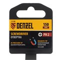 Отвертка PH2х150 мм, CrV, трехкомпонентная рукоятка Denzel 32877