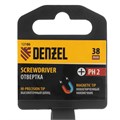 Отвертка PH2х38 мм, CrV, трехкомпонентная рукоятка Denzel 32880