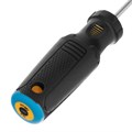Отвертка SL4х100 мм, CrV, трехкомпонентная рукоятка Denzel 32883