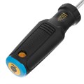 Отвертка SL5x75 мм, CrV, трехкомпонентная рукоятка Denzel 32884