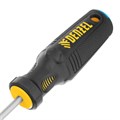 Отвертка SL5x100 мм, CrV, трехкомпонентная рукоятка Denzel 32885