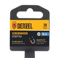 Отвертка SL6x38 мм, CrV, трехкомпонентная рукоятка Denzel 32890