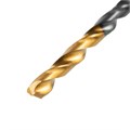 Сверло по металлу, 2,5 мм, HSS-Tin, Golden Tip, 10 шт. Denzel 32976