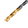 Сверло по металлу, 3 мм, HSS-Tin, Golden Tip, 10 шт. Denzel 32977