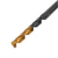 Сверло по металлу, 3,5 мм, HSS-Tin, Golden Tip, 10 шт. Denzel 32979