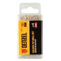 Сверло по металлу, 4 мм, HSS-Tin, Golden Tip, 10 шт. Denzel 32981