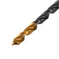 Сверло по металлу, 4,5 мм, HSS-Tin, Golden Tip, 10 шт. Denzel 32983