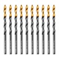 Сверло по металлу, 4,8 мм, HSS-Tin, Golden Tip, 10 шт. Denzel 32984
