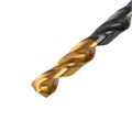 Сверло по металлу, 4,8 мм, HSS-Tin, Golden Tip, 10 шт. Denzel 32984