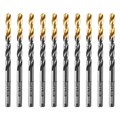 Сверло по металлу, 5,5 мм, HSS-Tin, Golden Tip, 10 шт. Denzel 32986