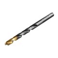Сверло по металлу, 5,5 мм, HSS-Tin, Golden Tip, 10 шт. Denzel 32986