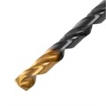 Сверло по металлу, 5,5 мм, HSS-Tin, Golden Tip, 10 шт. Denzel 32986