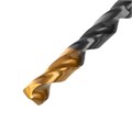 Сверло по металлу, 6 мм, HSS-Tin, Golden Tip, 10 шт. Denzel 32987