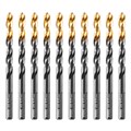 Сверло по металлу, 6,5 мм, HSS-Tin, Golden Tip, 10 шт. Denzel 32988