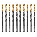 Сверло по металлу, 7 мм, HSS-Tin, Golden Tip, 10 шт. Denzel 32989
