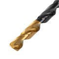 Сверло по металлу, 7 мм, HSS-Tin, Golden Tip, 10 шт. Denzel 32989